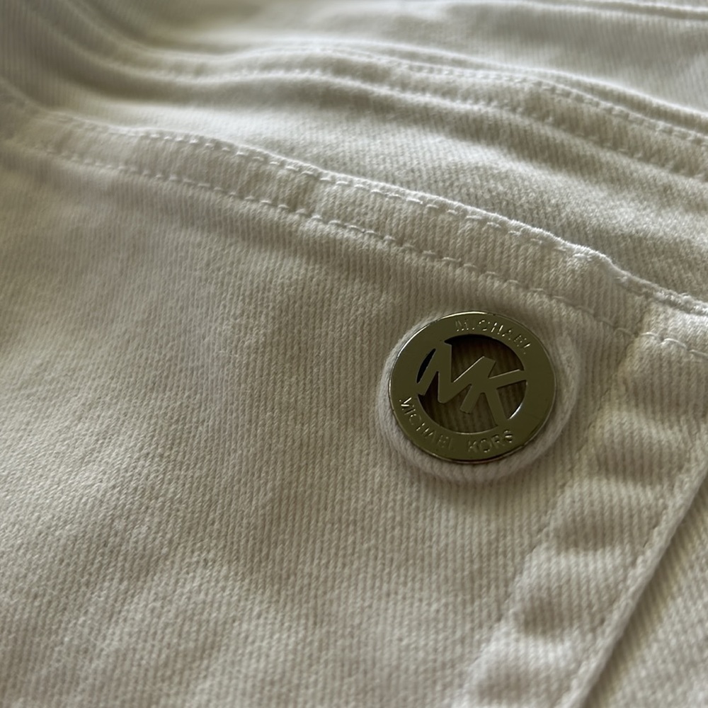 MICHAEL KORS- White Skinny Jeans - Size 10 - Picture 4 of 6